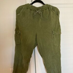 Olive Green Cargo Pants for Men